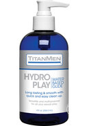 Titanmen Hydro Play Water Based Glide Lubricant 8oz