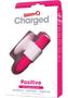 Charged Positive Rechargeable Waterproof Vibrator - Pink